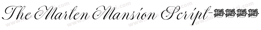 The Marten Mansion Script字体转换